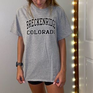 Breckenridge Colorado oversized tee